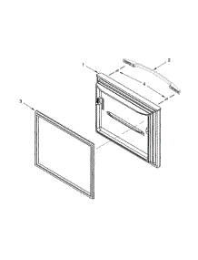Freezer Door Parts parts for Kenmore Refrigerator 596.79312510 (59679312510, 596 79312510) from AppliancePartsPros.com