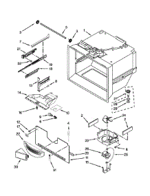 Freezer Liner Parts parts for Kenmore Refrigerator 596.79312510 (59679312510, 596 79312510) from AppliancePartsPros.com