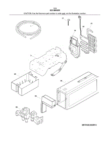 Ice Maker parts for Kenmore Refrigerator 253.70349413 (25370349413, 253 70349413) from AppliancePartsPros.com