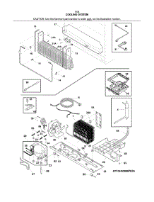 Cooling System parts for Kenmore Refrigerator 253.70349413 (25370349413, 253 70349413) from AppliancePartsPros.com