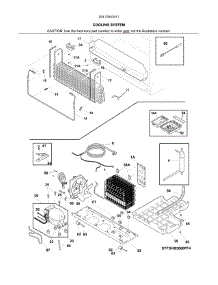 Coolyin System parts for Kenmore Refrigerator 253.70443411 (25370443411, 253 70443411) from AppliancePartsPros.com