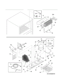 System parts for Kenmore Refrigerator 253.70409411 (25370409411, 253 70409411) from AppliancePartsPros.com