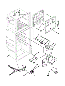 Liner Parts parts for Kenmore Refrigerator 106.76392411 (10676392411, 106 76392411) from AppliancePartsPros.com
