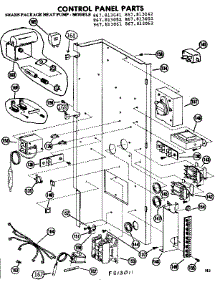 Control Panel Parts parts for Kenmore Heating Cooling Combined Unit 867.813062 (867813062, 867 813062) from AppliancePartsPros.com