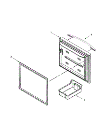 Freezer Door Parts parts for Kenmore Refrigerator 106.79472410 (10679472410, 106 79472410) from AppliancePartsPros.com