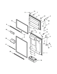 Door Parts parts for Kenmore Refrigerator 106.60213410 (10660213410, 106 60213410) from AppliancePartsPros.com