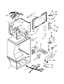 Liner Parts parts for Kenmore Refrigerator 106.60214410 (10660214410, 106 60214410) from AppliancePartsPros.com
