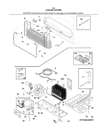 Cooling System parts for Kenmore Refrigerator 253.70349410 (25370349410, 253 70349410) from AppliancePartsPros.com