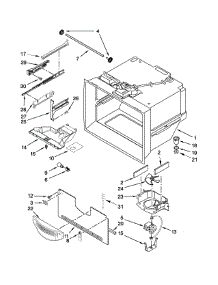 Freezer Liner Parts parts for Kenmore Refrigerator 596.79412410 (59679412410, 596 79412410) from AppliancePartsPros.com