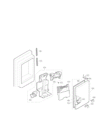 Ice Maker Parts parts for Kenmore Refrigerator 795.73052410 (79573052410, 795 73052410) from AppliancePartsPros.com