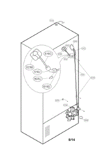 Valve And Water Tube Parts parts for Kenmore Refrigerator 795.73054410 (79573054410, 795 73054410) from AppliancePartsPros.com