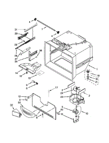 Freezer Liner Parts parts for Kenmore Refrigerator 596.79422410 (59679422410, 596 79422410) from AppliancePartsPros.com