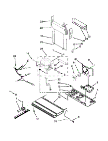 Unit Parts parts for Kenmore Refrigerator 596.79423410 (59679423410, 596 79423410) from AppliancePartsPros.com