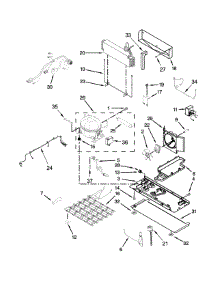 Unit Parts parts for Kenmore Refrigerator 596.72383411 (59672383411, 596 72383411) from AppliancePartsPros.com