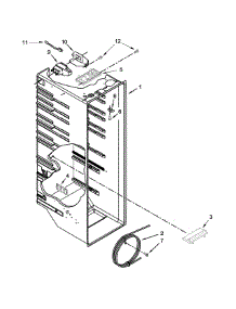Refrigerator Liner Parts parts for Kenmore Refrigerator 106.51799411 (10651799411, 106 51799411) from AppliancePartsPros.com