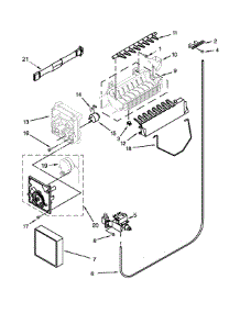 Ice Maker Parts parts for Kenmore Refrigerator 106.51799410 (10651799410, 106 51799410) from AppliancePartsPros.com