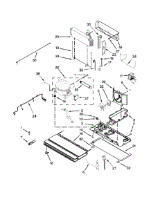 Unit Parts parts for Kenmore Refrigerator 596.72382410 (59672382410, 596 72382410) from AppliancePartsPros.com