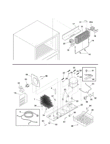 System parts for Kenmore Refrigerator 253.78892016 (25378892016, 253 78892016) from AppliancePartsPros.com