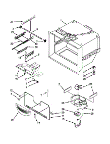 Freezer Liner Parts parts for Kenmore Refrigerator 596.69332010 (59669332010, 596 69332010) from AppliancePartsPros.com