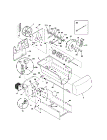 Ice Container parts for Kenmore Refrigerator 253.54662408 (25354662408, 253 54662408) from AppliancePartsPros.com