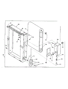 Pad Frame Assembly parts for Kenmore Humidifier 758.74250 (75874250, 758 74250) from AppliancePartsPros.com