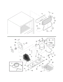 System parts for Kenmore Refrigerator 253.6178901Z (2536178901Z, 253 6178901Z) from AppliancePartsPros.com