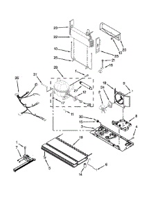 Unit Parts parts for Kenmore Refrigerator 596.69362010 (59669362010, 596 69362010) from AppliancePartsPros.com