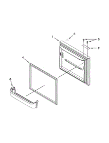 Freezer Door Parts parts for Kenmore Refrigerator 596.69312010 (59669312010, 596 69312010) from AppliancePartsPros.com