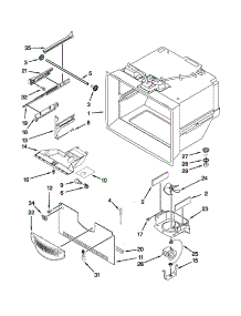 Freezer Liner Parts parts for Kenmore Refrigerator 596.69383010 (59669383010, 596 69383010) from AppliancePartsPros.com