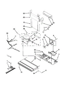 Unit Parts parts for Kenmore Refrigerator 596.69382010 (59669382010, 596 69382010) from AppliancePartsPros.com
