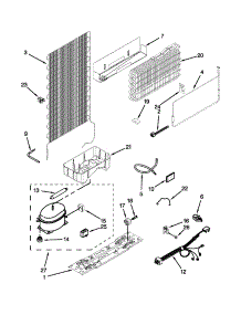 Unit Parts parts for Kenmore Refrigerator 106.86392310 (10686392310, 106 86392310) from AppliancePartsPros.com