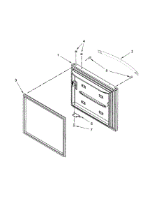 Freezer Door Parts parts for Kenmore Refrigerator 596.69982014 (59669982014, 596 69982014) from AppliancePartsPros.com