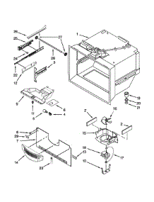 Freezer Liner Parts parts for Kenmore Refrigerator 596.69982014 (59669982014, 596 69982014) from AppliancePartsPros.com