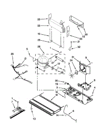 Unit Parts parts for Kenmore Refrigerator 596.69289014 (59669289014, 596 69289014) from AppliancePartsPros.com