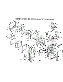 Air Cleaner parts for Kenmore Humidifier 758.74231 (75874231, 758 74231) from AppliancePartsPros.com