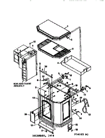 Air Cleaner parts for Kenmore Humidifier 758.74240 (75874240, 758 74240) from AppliancePartsPros.com