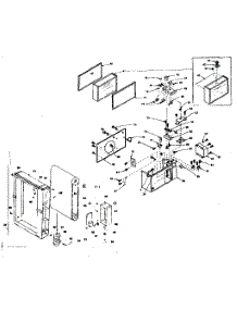 Filter Components & Pad Frame Assembly parts for Kenmore Humidifier 758.74252 (75874252, 758 74252) from AppliancePartsPros.com