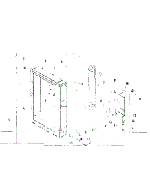 Pad Frame Assembly parts for Kenmore Humidifier 758.72971 (75872971, 758 72971) from AppliancePartsPros.com