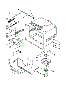 Freezer Liner Parts parts for Kenmore Refrigerator 596.79219012 (59679219012, 596 79219012) from AppliancePartsPros.com