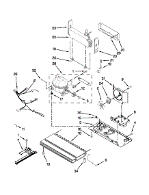 Unit Parts parts for Kenmore Refrigerator 596.79523016 (59679523016, 596 79523016) from AppliancePartsPros.com