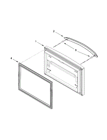 Freezer Door parts for Kenmore Refrigerator 596.79539018 (59679539018, 596 79539018) from AppliancePartsPros.com