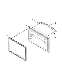 Freezer Door parts for Kenmore Refrigerator 596.79533019 (59679533019, 596 79533019) from AppliancePartsPros.com