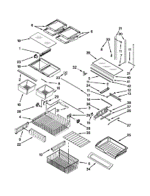 Shelf Parts parts for Kenmore Refrigerator 596.79229014 (59679229014, 596 79229014) from AppliancePartsPros.com