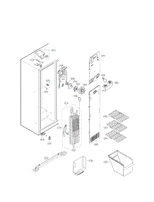Freezer Compartment Parts parts for Kenmore Refrigerator 795.51314013 (79551314013, 795 51314013) from AppliancePartsPros.com