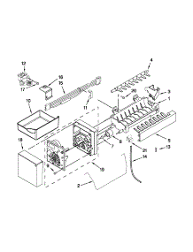 Icemaker Parts parts for Kenmore Refrigerator 596.79322015 (59679322015, 596 79322015) from AppliancePartsPros.com