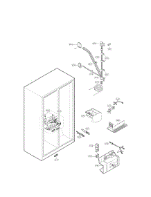 Ice And Water Parts parts for Kenmore Refrigerator 795.51312013 (79551312013, 795 51312013) from AppliancePartsPros.com