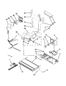 Unit Parts parts for Kenmore Refrigerator 596.72012016 (59672012016, 596 72012016) from AppliancePartsPros.com