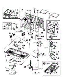 Cabinet 2 parts for Kenmore Microwave 401.85059210 (40185059210, 401 85059210) from AppliancePartsPros.com