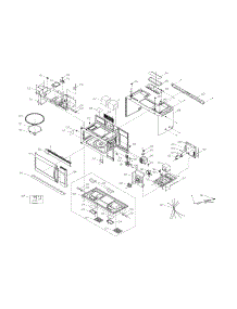 Oven,Cabinet parts for Kenmore Microwave 790.80322310 (79080322310, 790 80322310) from AppliancePartsPros.com