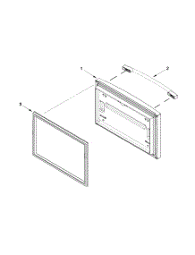 Freezer Door parts for Kenmore Refrigerator 596.79213014 (59679213014, 596 79213014) from AppliancePartsPros.com
